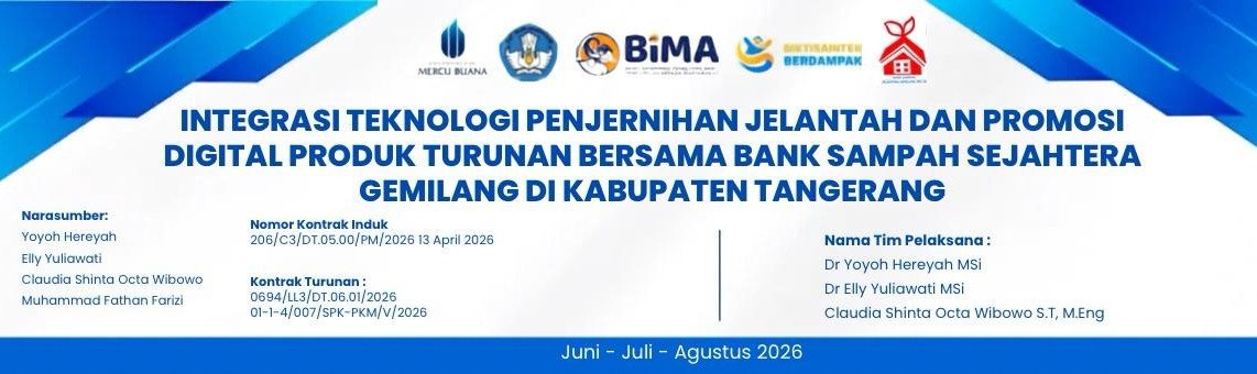 Optimalkan Hibah Pengabdian Masyarakat, UMB Dorong Kemandirian Bank Sampah Sejahtera Gemilang Lewat Inovasi Jelantah